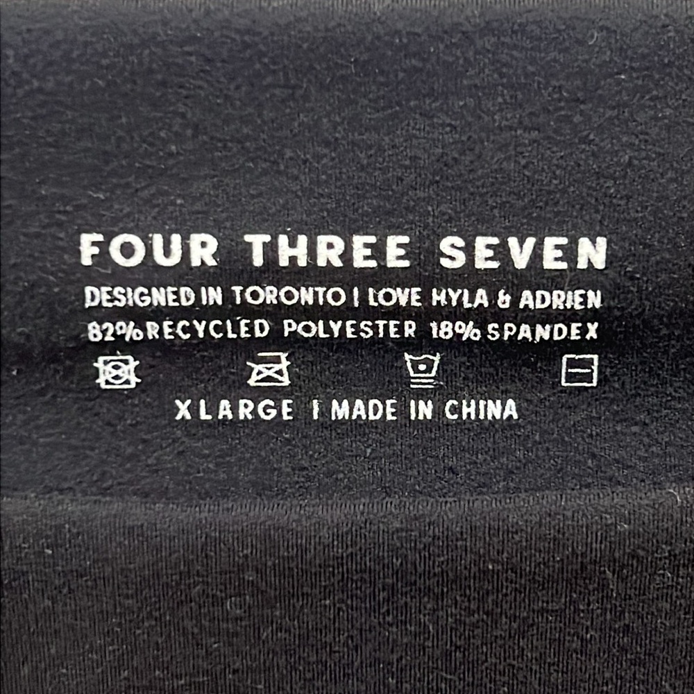 437 The Studio Legging in Black/Creme - Picture 4 of 7
